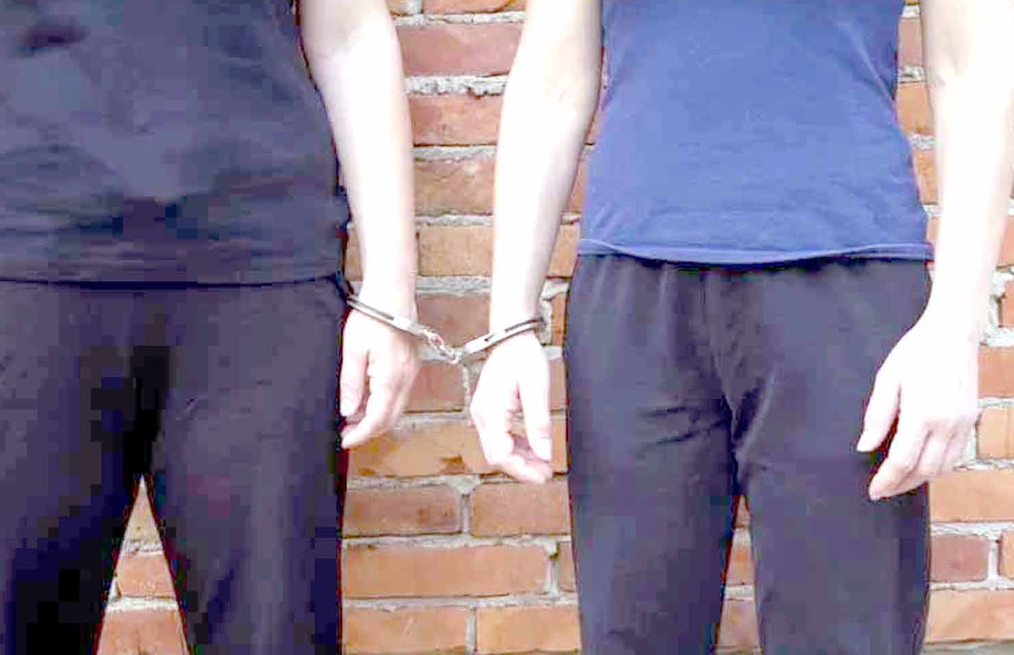 चांद-तारे वाला तिरंगा फहराने के आरोप में दो पुलिस हिरासत में
